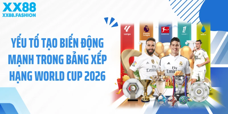 Yếu tố tạo biến động mạnh trong bảng xếp hạng World Cup 2026